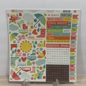 Echo Park "Sunny Days Ahead" Single Sticker Sheet